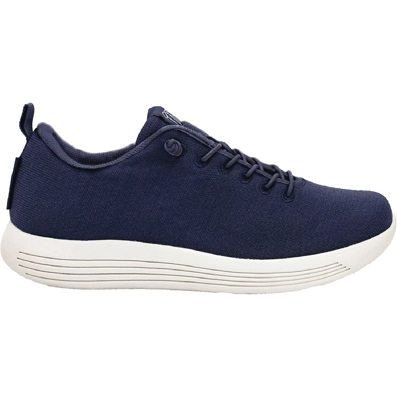 Athletic shoes for cold jogs-Unisex Woolloomooloo Cheviot Navy Wool