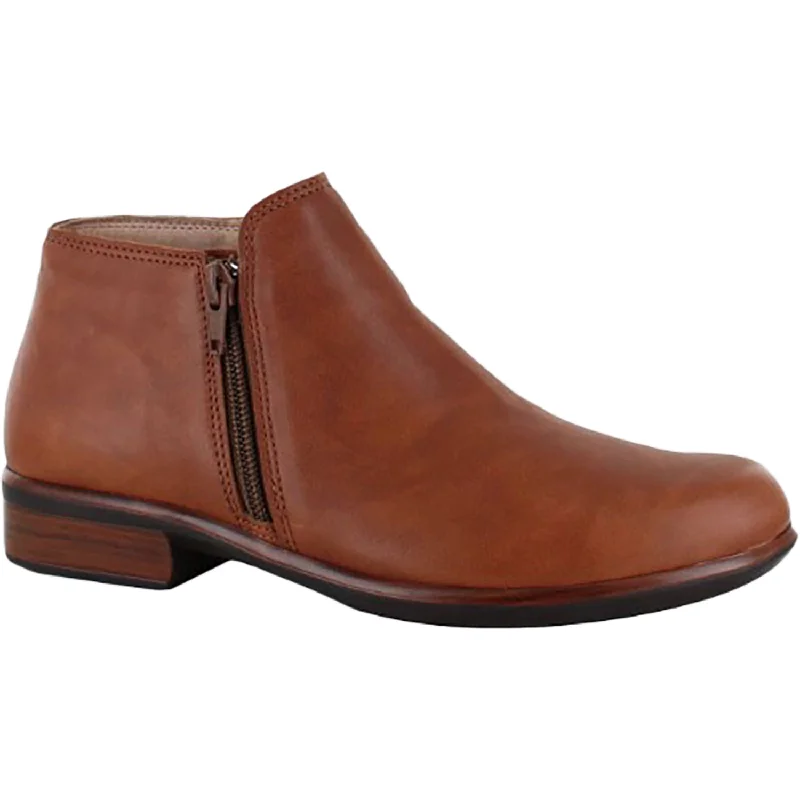 Booties with soft solesWomen's Naot Helm Brown Peanut Leather