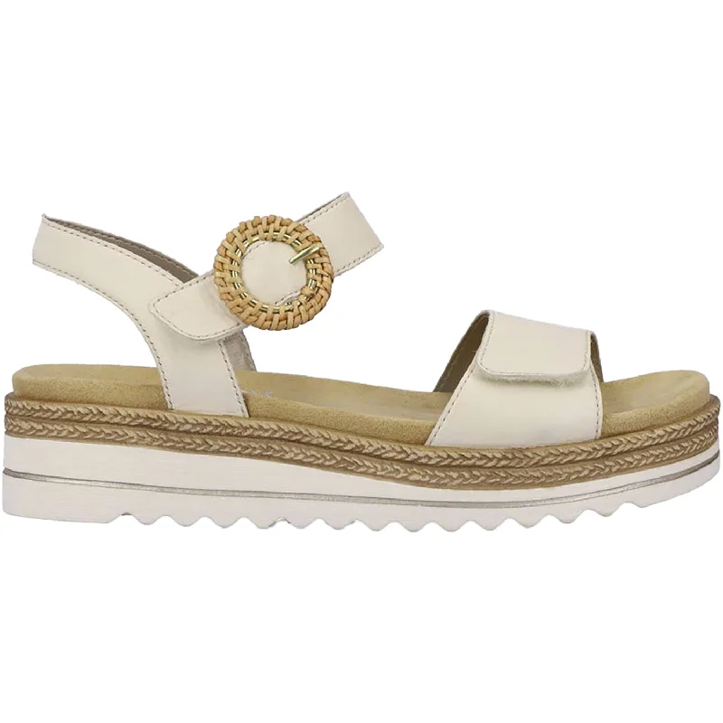 Sandals for petite sizes-Women's Remonte D0Q52-60 Jocelyn 52 Porzellan/Lugano Leather