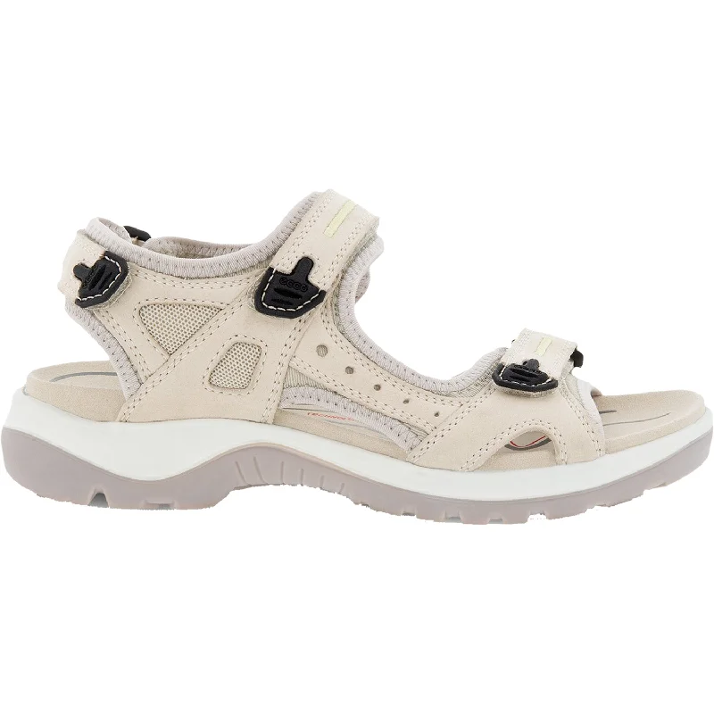 Sandals with daily wear-Women's Ecco Yucatan Limestone Nubuck