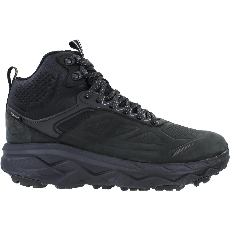 Athletic shoes for night trails-Men's Hoka One One Challenger Mid GTX Black Nubuck