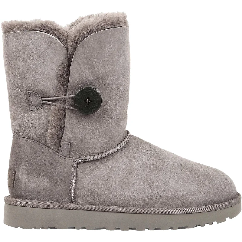 Booties with padded liningWomen's UGG Bailey Button II Grey Sheepskin