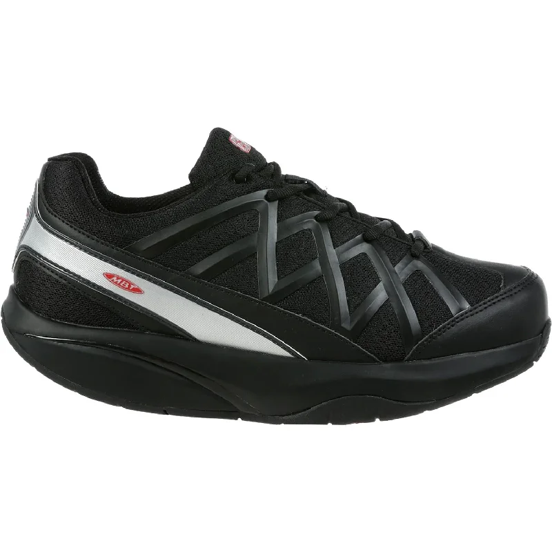 Athletic shoes with eye-catching soles-Men's MBT Sport 3X Black Synthetic/Mesh