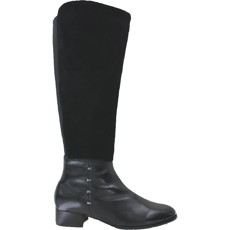 Booties with home softnessWomen's Regarde Le Ciel Cristion-10 Black Suede/Leather