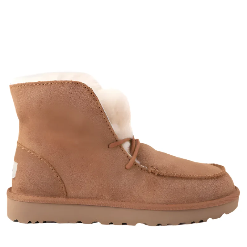 Ankle boots on sale-Ugg Women's Diara Lace Up Ankle Suede Boot Chestnut