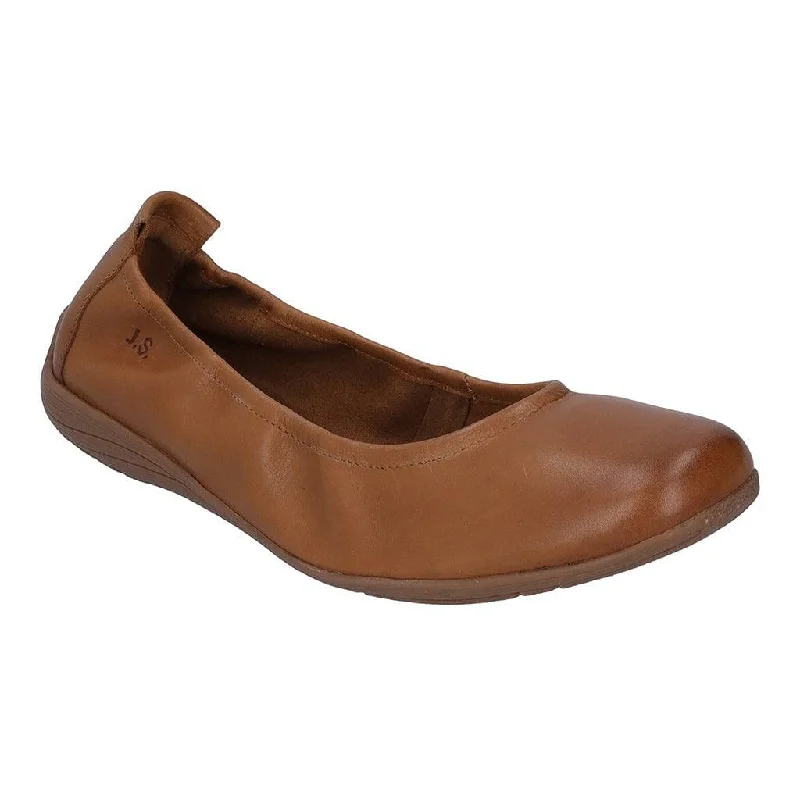 Josef Seibel Fenja 01 Ladies Camel Brown Leather Slip on Shoes