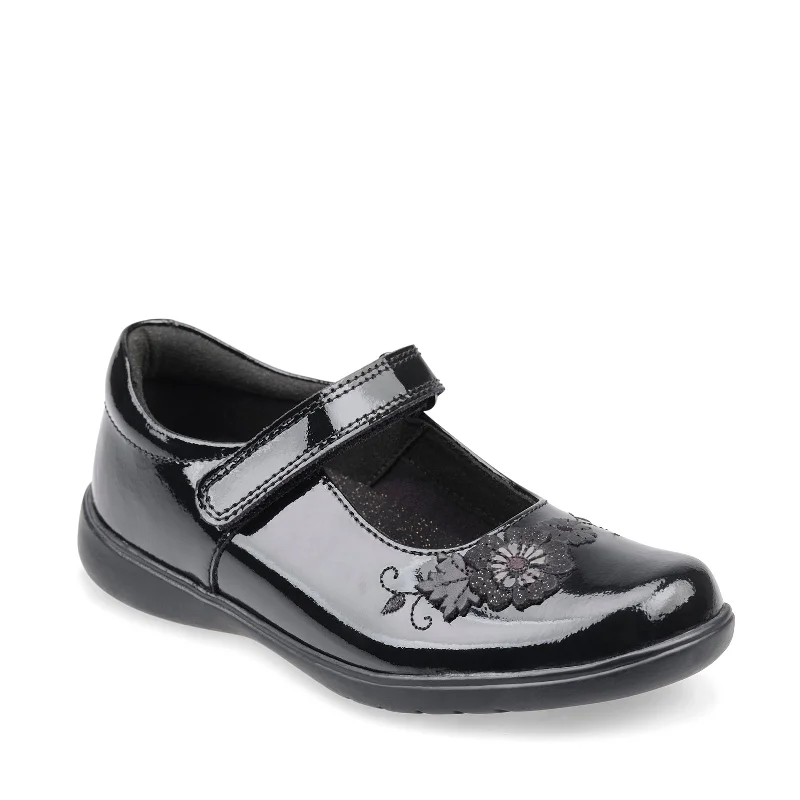 Start-Rite Wish 2800_3 Girls Black Patent Mary Jane School Shoes