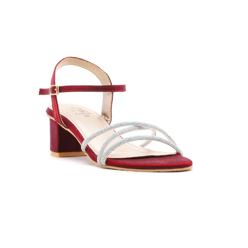 Sandals for relaxed wear-Maroon Fancy Sandal FN5329