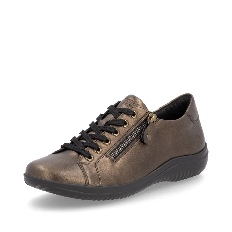 Remonte D1E03-25 Ladies Brown Side Zip Shoes