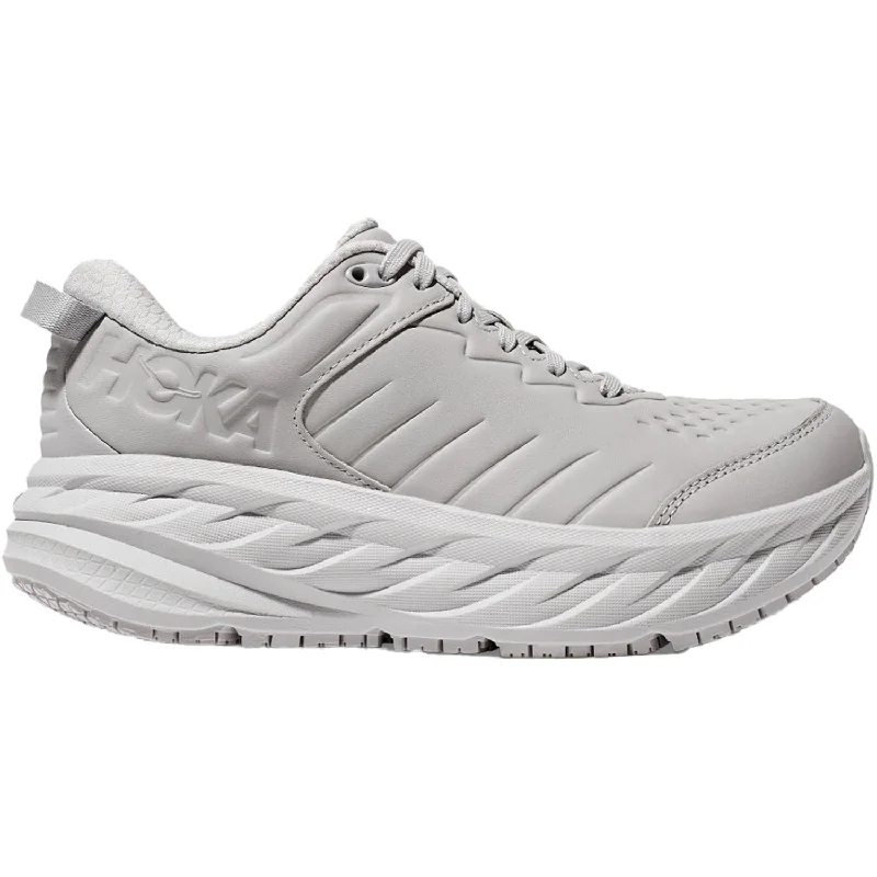 Athletic shoes for humid runs-Men's Hoka Bondi SR Harbor Mist/Lunar Rock