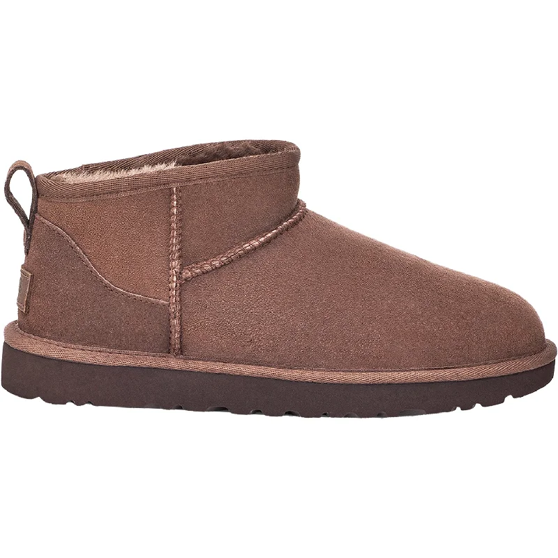 Booties for cozy vibesWomen's UGG Classic Ultra Mini Burnt Cedar Sheepskin