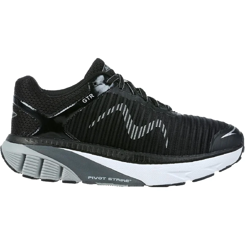 Athletic shoes with bold vibes-Men's MBT GTR Black Mesh