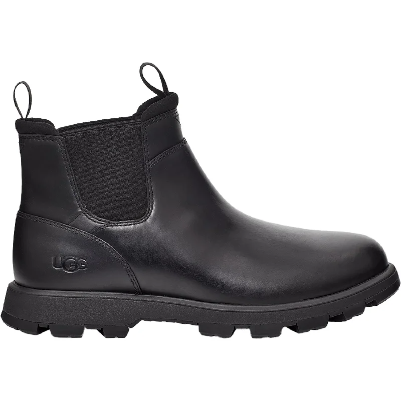 Booties for cozy warmthMen's UGG Hillmont Chelsea Black Leather