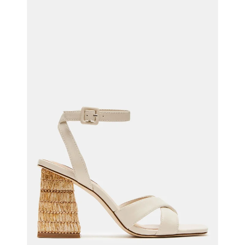 Heeled sandals for minimalist lookRenley Bone Leather