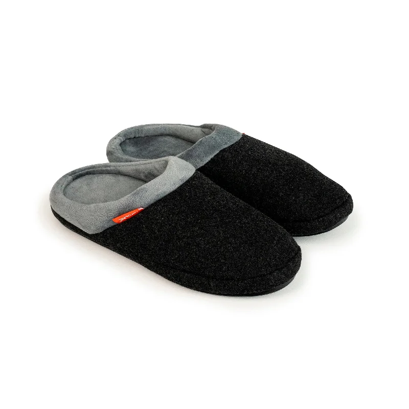 Slippers for casual cozyArchline Orthotic Slippers Slip-On – Charcoal Marl