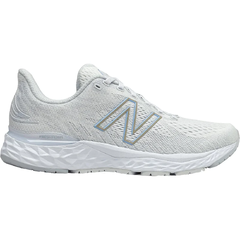 Athletic shoes for sandy beaches-Women's New Balance Fresh Foam W880A11 Arctic Fox/UV Glo Mesh