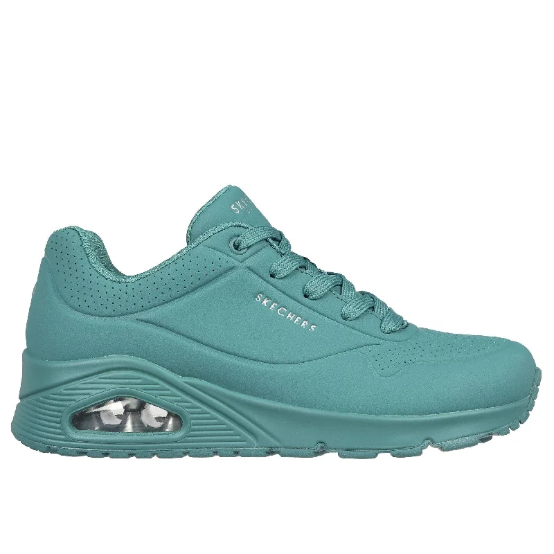 Skechers 73690 Uno Stand On Air Ladies Teal Trainers