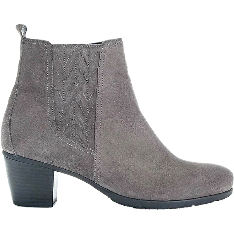 Booties for cozy styleWomen's Gabor 5.521.19 Grey Suede