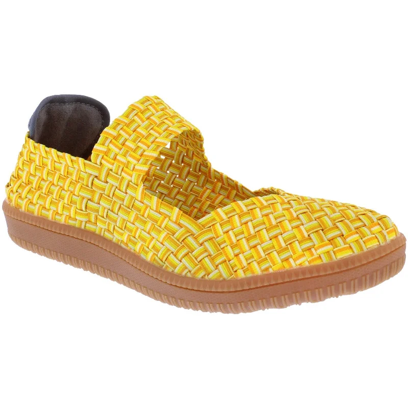 Adesso A7403 Sidra Ladies Pineapple Textile Arch Support Slip On Shoes