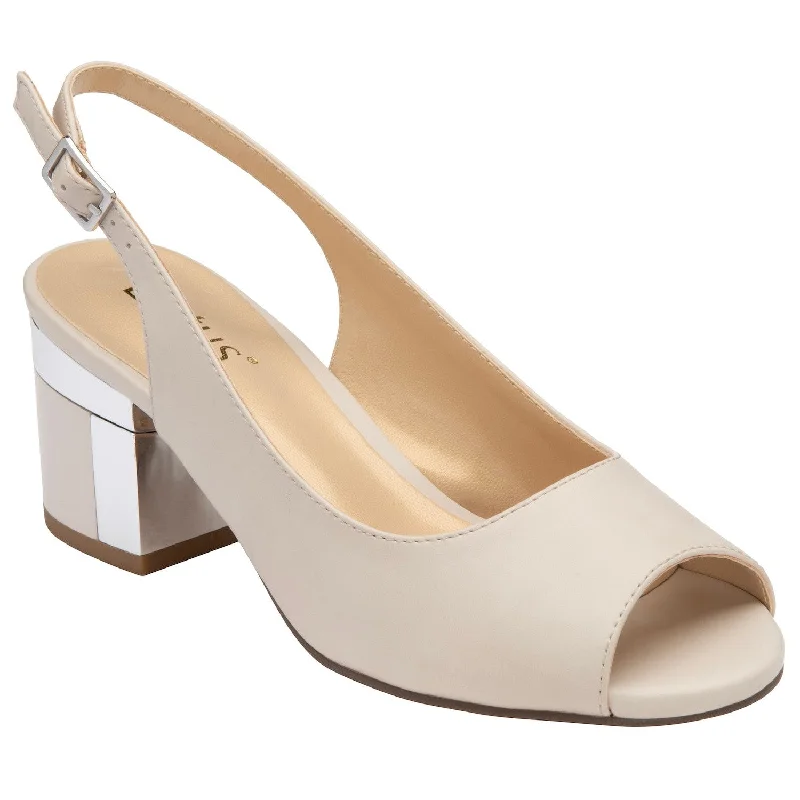 Lotus Evelyn Ladies Nude Sling Back Heels