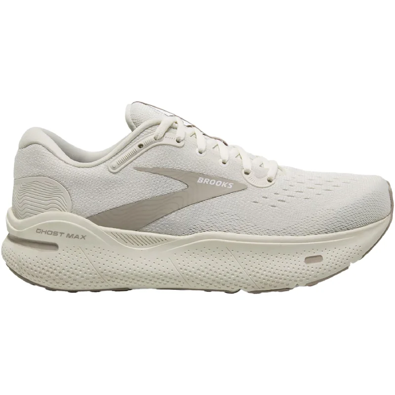 Athletic shoes for steep hikes-Men's Brooks Ghost Max Coconut/White Sand/Chateau Mesh