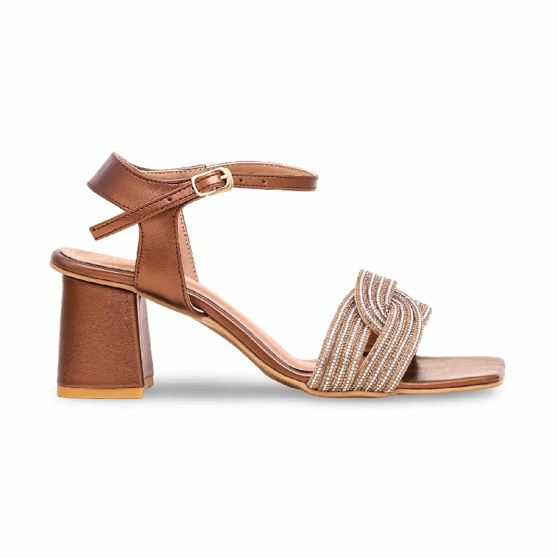 Sandals for everyday use-Brown Fancy Sandal FN5959