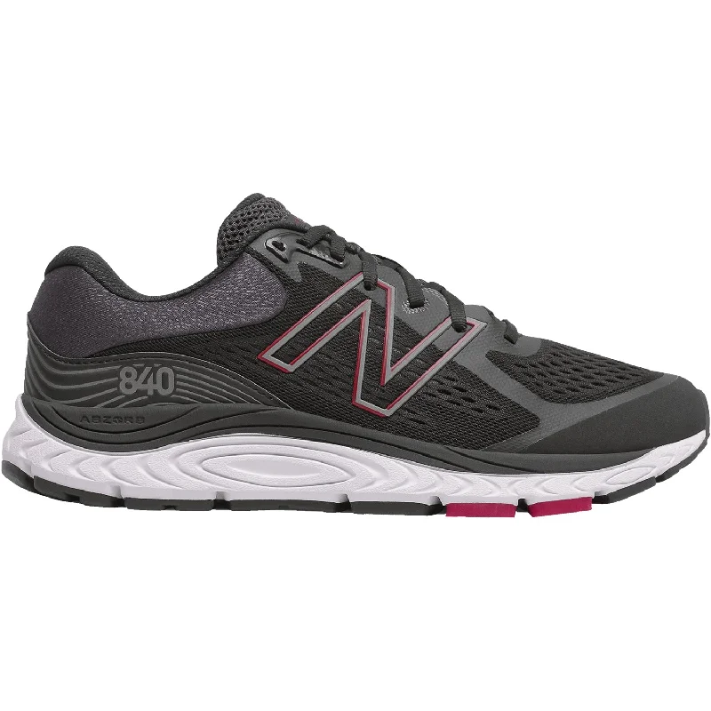 Athletic shoes with reinforced heels-Men's New Balance M840BR5 Black/Horizon Synthetic Mesh