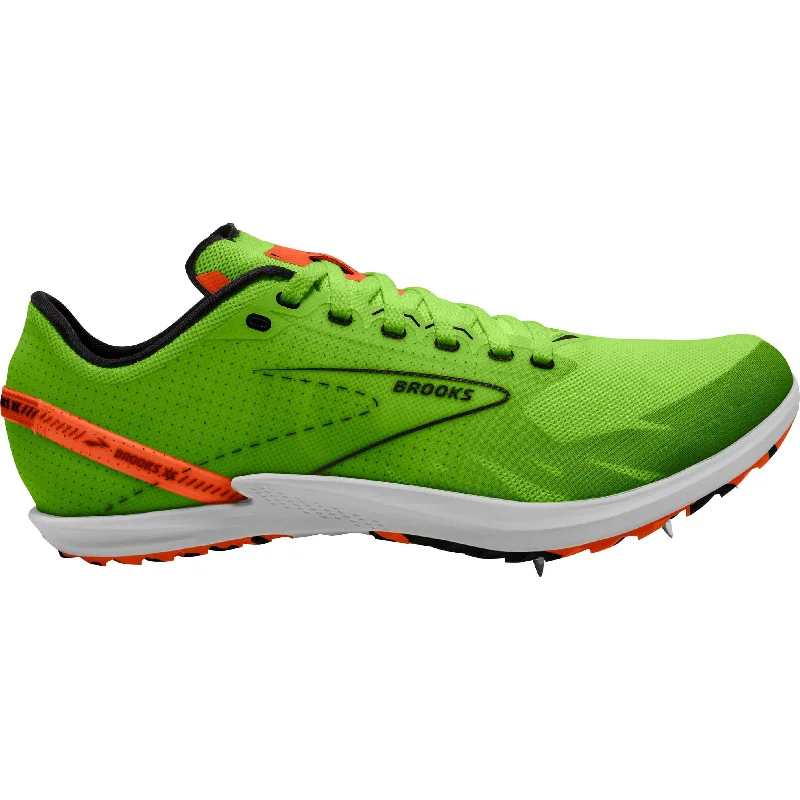 Brooks Draft XC Cross Country Spikes - Green