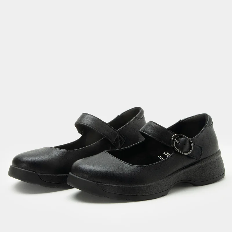 Jazmine Black Nappa Shoe