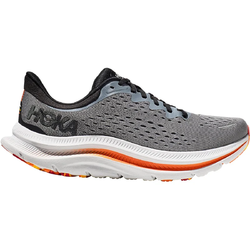 Athletic shoes for rainy trails-Men's Hoka Kawana Black/Lunar Rock Mesh