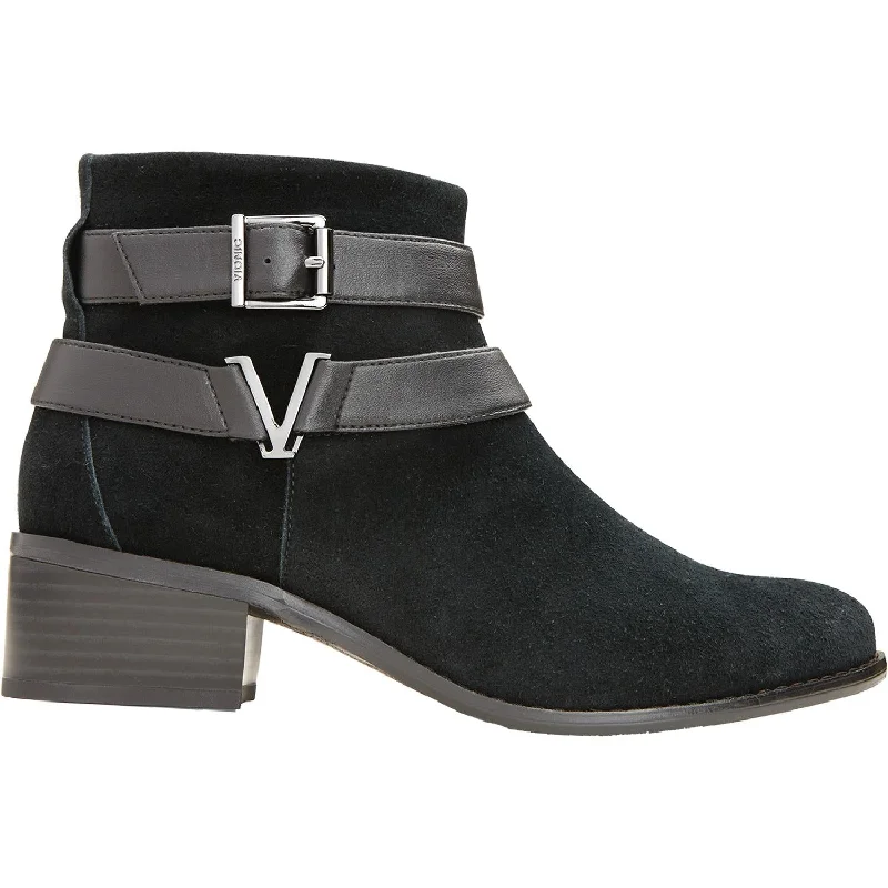 Booties with cozy liningWomen's Vionic Mana Black Suede