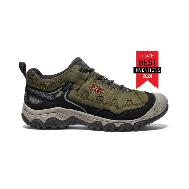 Men's Targhee IV Vented Hiking Shoe  |  Dark Olive/Gold Flame