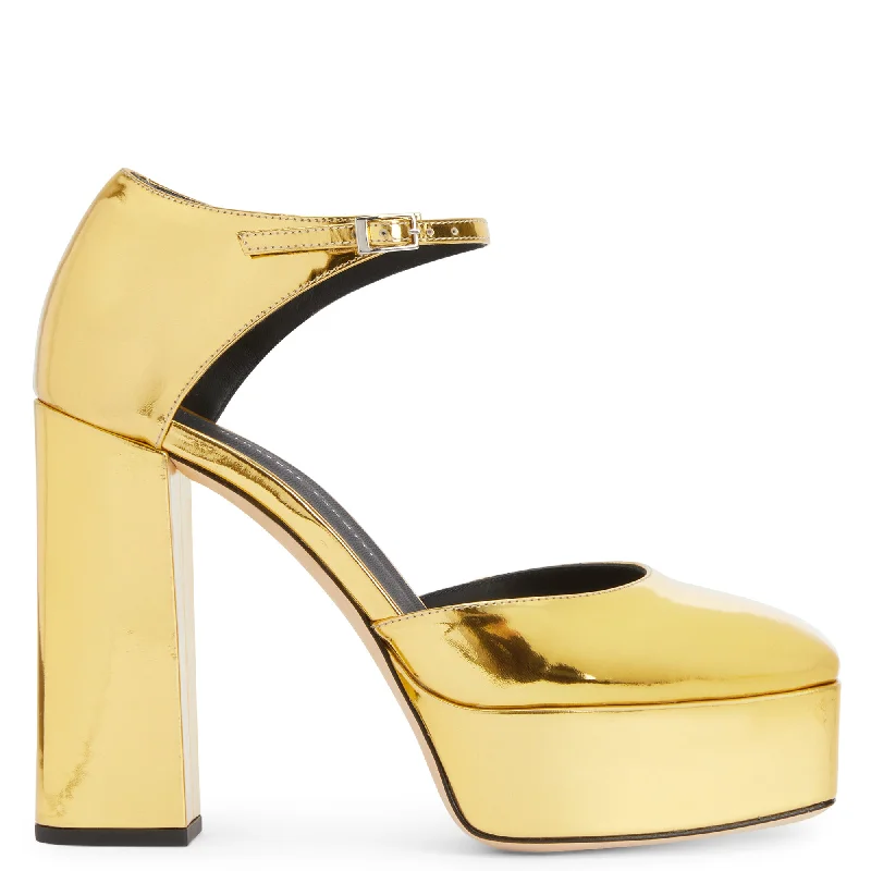 Heeled sandals for nautical stripesGiuseppe Zanotti Bebe